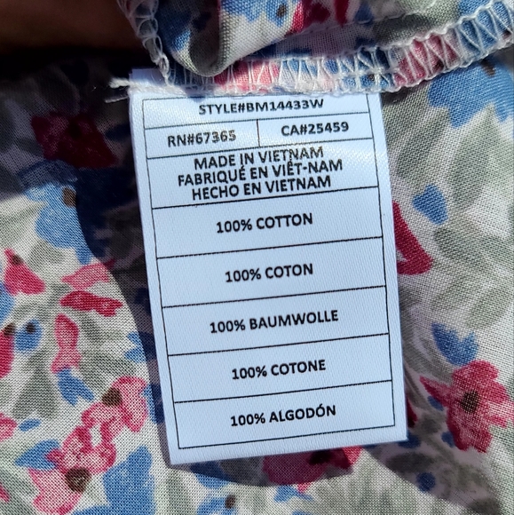 BB Dakota floral summer shirt - Picture 6 of 6